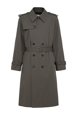 Grey cotton trench coat MM6 MAISON MARGIELA | SH0AH0005M35500860